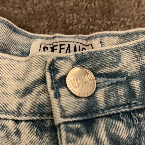 Rare Vintage Stefano World Wide Acid Wash Jeans Size 16 (Juniors) - Picture 7 of 8